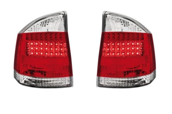 LED-Baklys - Opel Vectra C 2002-2007 Rød/Krystall |