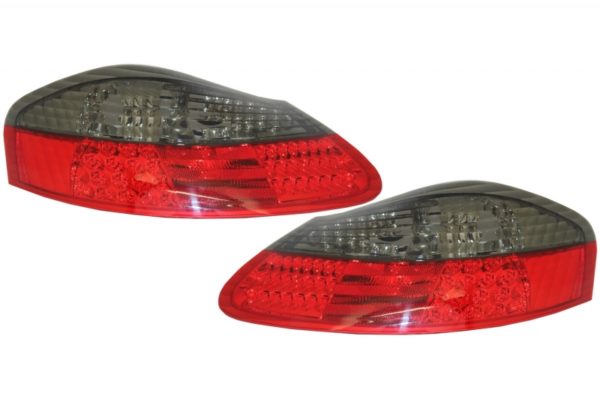 LED-baklykter egnet for PORSCHE Boxster 986 (1996-2004) Red Smoke