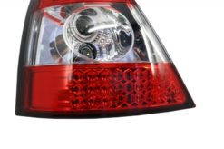 Alternative view of LED-Baklys, - Renault Clio II (1998-2001) rød & Clear