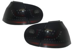 Led-baklys egnet for VW Golf V 5 venstrestyrt (2004-2009) Smoke Extreme Black Look Urban Style