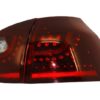 LED-baklykter egnet for VW Golf V 5 (2004-2009) Venstrestyrt (LHD) Cherry Red Urban Style |