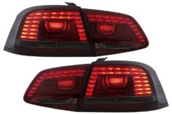 LED-baklykter egnet for VW Passat 3C B7 Sedan (10.2010-10.2014) Red Smoke