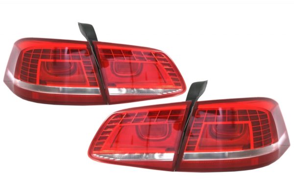 LED-baklykter egnet for VW Passat 3C B7 Facelift Sedan (10.2010-10.2014) Rød Hvit |