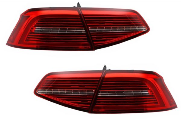 LED-baklys egnet for VW Passat B8 3G (2015-2019) Limousine Matrix R-linje med sekvensielle dynamiske svinglys |