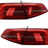 LED-baklys egnet for VW Passat B8 3G (2015-2019) Limousine Matrix R-linje med sekvensielle dynamiske svinglys |