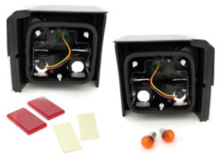 LED-baklykter som passer til VW T4 (1990-2003) Krystallrød