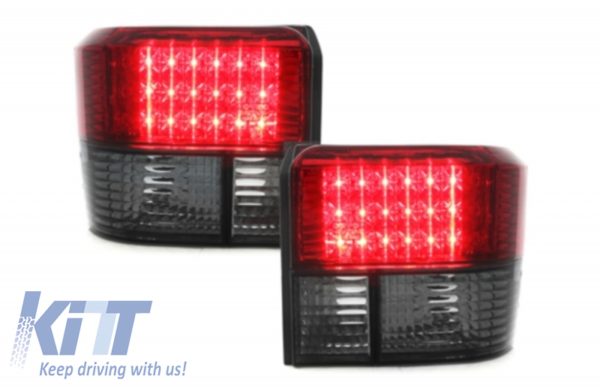 LED-baklykter som passer til VW T4 (1990-2003) Smoke Red