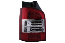 Alternative view of LED-baklykter egnet for VW Transporter V T5.1 (04.2010-2015) Chrome Red Clear