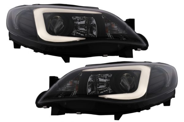 LED-rørlys Hovedlys egnet for Subaru Impreza III GH (2007-2012) Svart