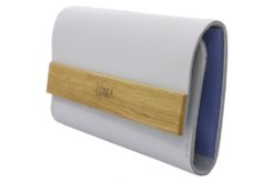 Lemnia Lommebok L Bleu - Håndlaget