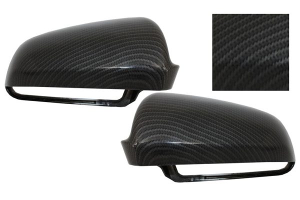 Speildeksler - Audi S3 A3 (8P), S4 A4 (B6, B7), S6 A6 (4F) Carbon Film Hydrographic Coating |