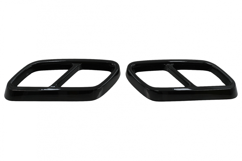 Lyddemperespisser Rammer egnet for Mercedes C-Klasse W206 S206 Sport Line (2021-Up) Piano Black | Lyddemperespisser Rammer egnet for Mercedes C-Klasse W206 S206 Sport Line (2021-Up) Piano Black - Bilde 3