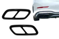 Lyddemperespisser Rammer egnet for Mercedes C-Klasse W206 S206 Sport Line (2021-Up) Piano Black