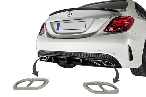 Lyddemper egnet for Mercedes C-Klasse W205 S65 E65 GLE W166 X166 GLC W253 Sport Design |