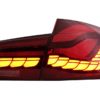 OLED-baklykter Konvertering til M4-design egnet for BMW 3-serie F30 Pre LCI & LCI (2011-2019) F35 F80 Red Clear med dynamisk sekvensielt svinglys | OLED-baklykter Konvertering til M4-design egnet for BMW 3-serie F30 Pre LCI & LCI (2011-2019) F35 F80 Red Clear med dynamisk sekvensielt svinglys |