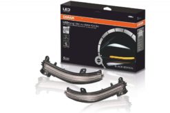 Osram Dynamic Full LED-kjøringsspeilindikatorer egnet for BMW 1-serie F20 F21 2-serie F22 F23 F87 M2 3-serie F30 F31 F34 GT 4-serie F32 F33 F36 X1 E84 Black Edition