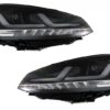 Osram Full LED-frontlykter LED-kjøring egnet for VW Golf 7 VII (2012-2017) Black Upgrade for Xenon & Halogen DRL-biler | Osram Osram Full LED-frontlykter LED-kjøring egnet for VW Golf 7 VII (2012-2017) Black Upgrade for Xenon & Halogen DRL-biler | Osram