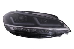 Alternative view of Osram Full LED-frontlykter LED-kjøring egnet for VW Golf 7.5 Facelift (2017-2020) Oppgradering for halogen med dynamiske sekvensielle svinglys