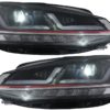 Osram Full LED-frontlykter med dynamiske LED-speilindikatorer LED-kjøring egnet for VW Golf 7.5 Facelift (2017-2020) GTI Look-oppgradering for halogen med dynamiske sekvensielle svinglys | Osram Osram Full LED-frontlykter med dynamiske LED-speilindikatorer LED-kjøring egnet for VW Golf 7.5 Facelift (2017-2020) GTI Look-oppgradering for halogen med dynamiske sekvensielle svinglys | Osram