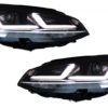 Osram Full LED-frontlykter med dynamiske speilindikatorer LED-kjøring egnet for VW Golf 7 VII 12-17 Upgrade | Osram