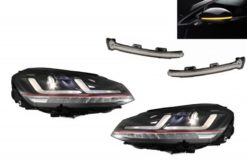 Osram Full LED-frontlykter med dynamiske speilindikatorer egnet for eller VW Golf 7 VII (2012-2017) Red GTI Upgrade Xenon&Halogen