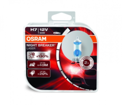 Alternative view of OSRAM NIGHT BREAKER LASER H7 Halogen hodelykt 64210NBL HCB 12V Duoboks (2 enheter)