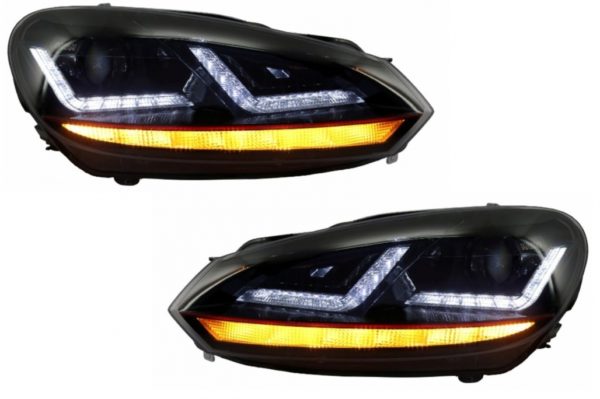 Osram Xenon Upgrade Frontlykter LED-kjøring egnet for VW Golf 6 VI (2008-2012) Red GTI LED Dynamic Sequential Turning Lights | Osram