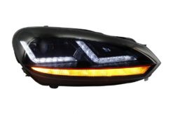 Alternative view of Osram Xenon Upgrade Frontlykter LED-kjøring egnet for VW Golf 6 VI (2008-2012) Red GTI LED Dynamic Sequential Turning Lights