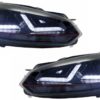 Osram Xenon Upgrade Frontlykter LED-kjøring egnet for VW Golf 6 VI (2008-2012) Red GTI LED Dynamic Sequential Turning Lights | Osram Osram Xenon Upgrade Frontlykter LED-kjøring egnet for VW Golf 6 VI (2008-2012) Red GTI LED Dynamic Sequential Turning Lights | Osram
