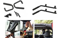 Pakke foran og bak gripehåndtak egnet for Jeep Wrangler III SUV JK (2007-2017)