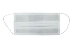 Alternative view of Pakke med 50 maske med folder 100% polypropylen 2 lag unisex