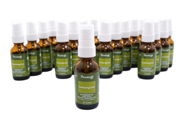 Paradise Air Fresh Atomizer Oil Air Freshener Spray 25 ml Lemongrass 25 Units Aroma Diffuser