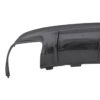Bakre støtfanger luftdiffuser med eksospottespisser Svart egnet for Mercedes W117 CLA (2013-2018) Facelift CLA45 Carbon Look | Bakre støtfanger luftdiffuser med eksospottespisser Svart egnet for Mercedes W117 CLA (2013-2018) Facelift CLA45 Carbon Look |