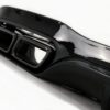 Bakre støtfanger luftdiffuser med eksospottespisser egnet for Mercedes E-Klasse W213 Sport Line (2016-2019) E63 Design All Black | Bakre støtfanger luftdiffuser med eksospottespisser egnet for Mercedes E-Klasse W213 Sport Line (2016-2019) E63 Design All Black |