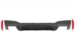 Alternative view of Bakre støtfanger diffuser matt svart med karbon doble eksospottespisser egnet for BMW 5-serie G30 G31 2017-up M5 Design
