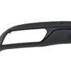 Bakre støtfanger Diffuser egnet for Mercedes C-klasse W205 S205 (2014-2018) C63 Look Shadow Black kun for standard støtfanger |