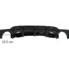 Bakre støtfanger diffuser egnet for BMW 4-serie F32 F33 F36 (2013-2019) Coupe Cabrio M Design Twin Single Outlet Piano Black | Bakre støtfanger diffuser egnet for BMW 4-serie F32 F33 F36 (2013-2019) Coupe Cabrio M Design Twin Single Outlet Piano Black |