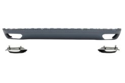 Bakre støtfanger Diffuser Valance med eksospottespisser egnet for Audi A8 D4 (2010-2014) W12 Design