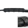 Bakre støtfanger diffuser med eksospotte matt karbonfiber egnet for BMW 4-serie F32 F33 F36 (2013-2019) M Design |