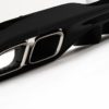 Bakre støtfanger diffuser med eksospottespisser egnet for Mercedes C Class W206 S206 Sport Line (2021-Up) C63 Design |