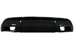 Bakre støtfanger diffuser med eksosspisser egnet for Land Range Rover Velar SUV L560 (2017-up) Dynamic Look Piano Black