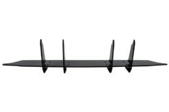 Bakre støtfangerforlengelse for diffuser egnet for Mercedes A-Klasse W177 Hatchback A45 S (2018-Up) Svart