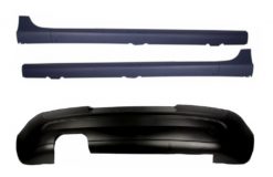 Bakre støtfangerforlengelse egnet for VW Golf 5 V (2003-2007) med sideskjørt GTI Edition 30