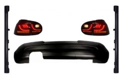 Bakre støtfangerforlengelse med LED-baklys røyk og sideskjørt egnet for VW Golf 5 V (2003-2007) GTI Edition 30 Design