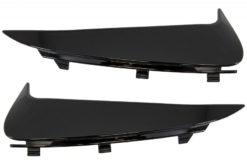 Alternative view of Bakre støtfangerklaffer Sidefinner Flics egnet for Mercedes C-Klasse W205 (2014-2020) Piano Black