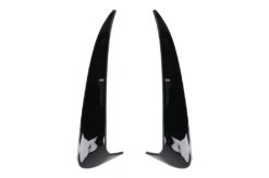 Bakre støtfangerklaffer Sidefinner Flics egnet for Mercedes C Class W205 (2014-2020) Piano Black