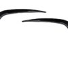 Bakre støtfangerklaffer Sidefinner Flics egnet for BMW 3-serie G20 G21 G28 M-Sport (2018-up) Piano Black |