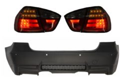Bakre støtfanger M3 Design med PDC LED Baklykter Rød/Smoke egnet for BMW 3-serie E90 2005-2008