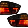 Bakre støtfanger M3 Design med PDC LED Baklykter Rød/Smoke egnet for BMW 3-serie E90 2005-2008 |