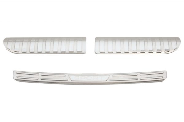 Bakre støtfangerbeskytter terskelplate Fotplate Aluminiumsdeksel egnet for Range ROVER Sport L494 (L494) (2014-up) |